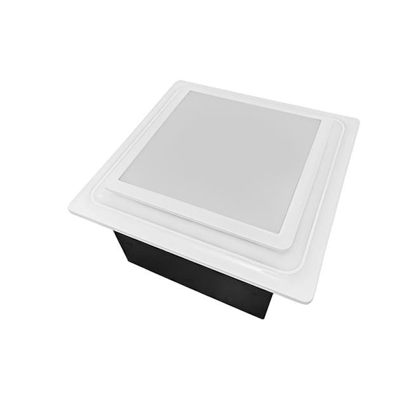 Aero Pure Aero Pure ABF110L5W 110 CFM Quiet Energy Star Bathroom Fan with LED Light & Night Light - White ABF110L5W - main